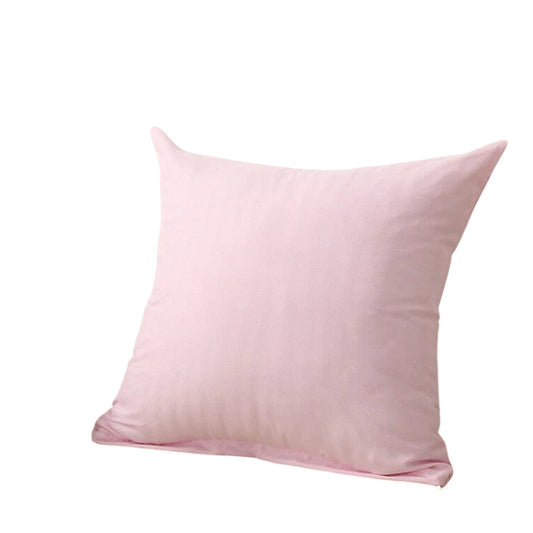 Baby Pink Minimalist Plain Cushion Cover Soft Decorative Pillow Case