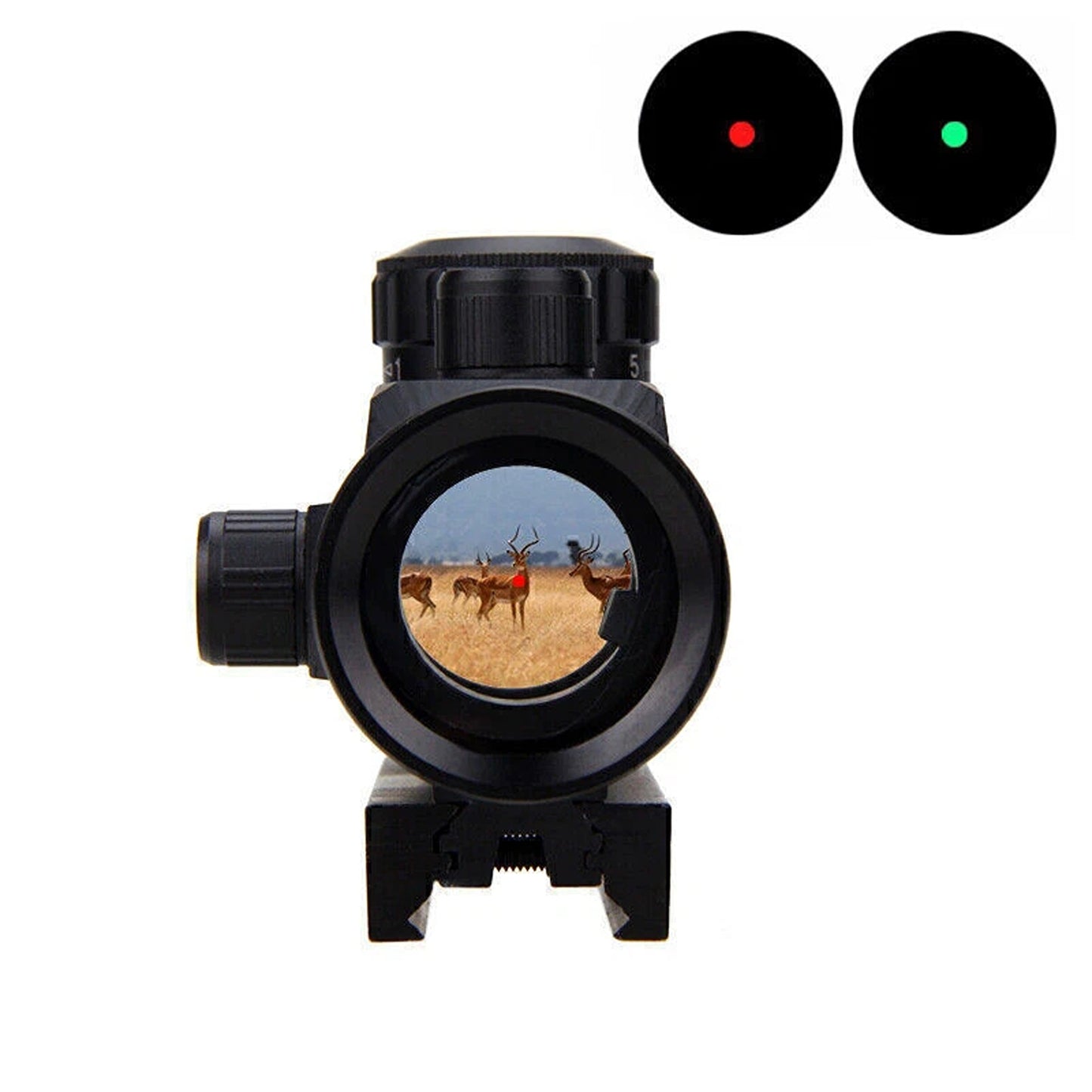 Tactical Reflex Sight Compatible with 11mm and 20mm Rails