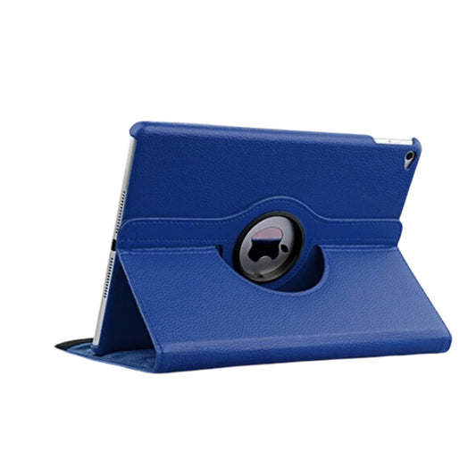 For iPad Navy Leather Case Cover