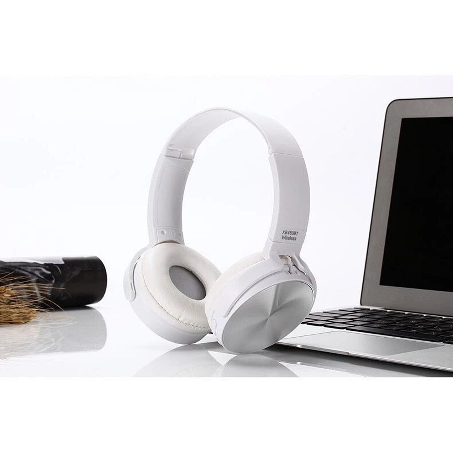 White Bluetooth Wireless Noise Cancelling Headphones with Mic (Copy)