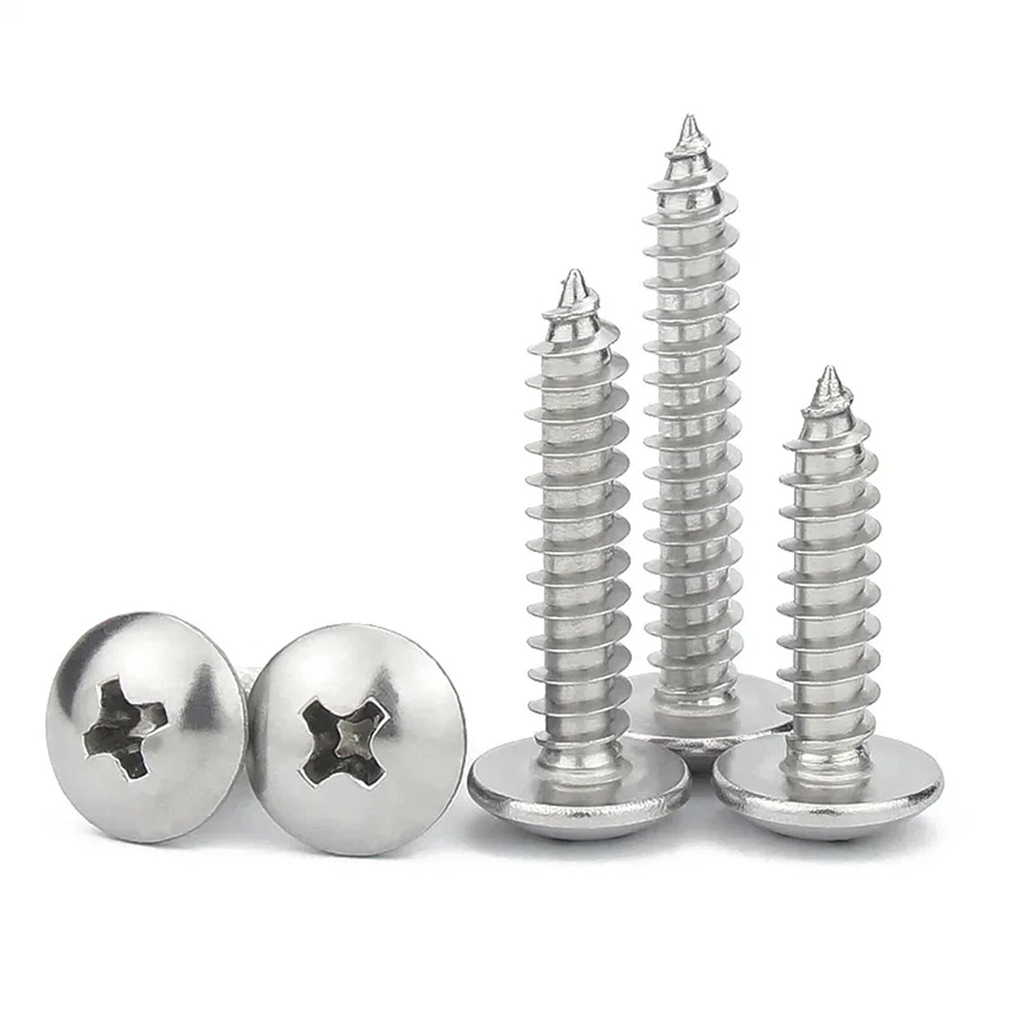500Pcs Stainless Steel Self Tapping Screws Assorted Kit M2 M3 M4