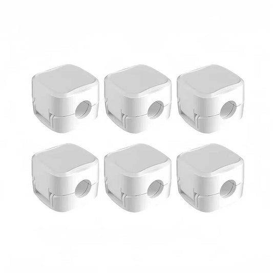 6Pcs Magnetic Cable Wire Clips Cord Organizer USB Charger Cable Holder