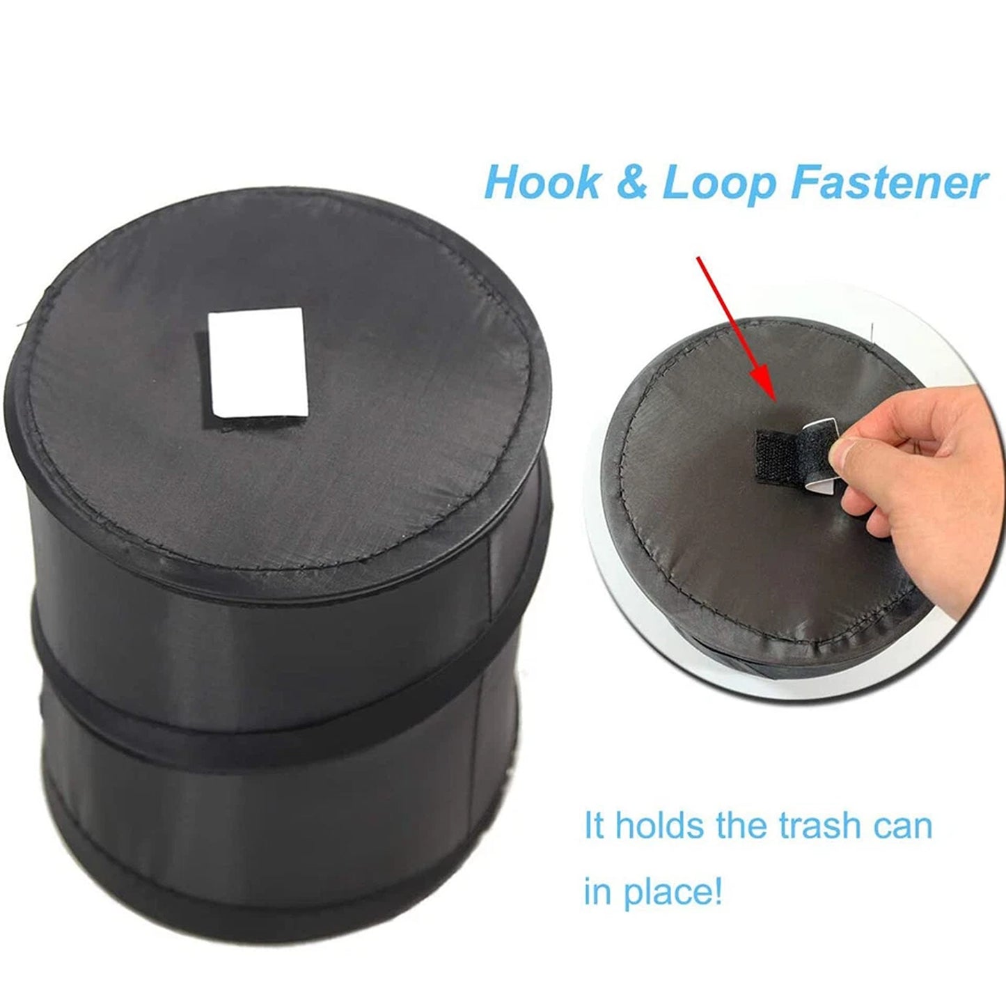 2pc Foldable Car Rubbish Bin Waterproof Garbage Storage Organizer