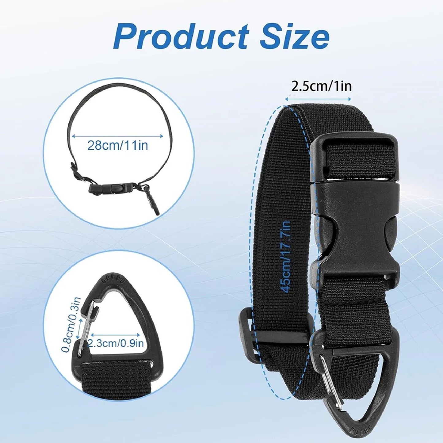 6 Piece Cable and Extension Cord Storage Straps