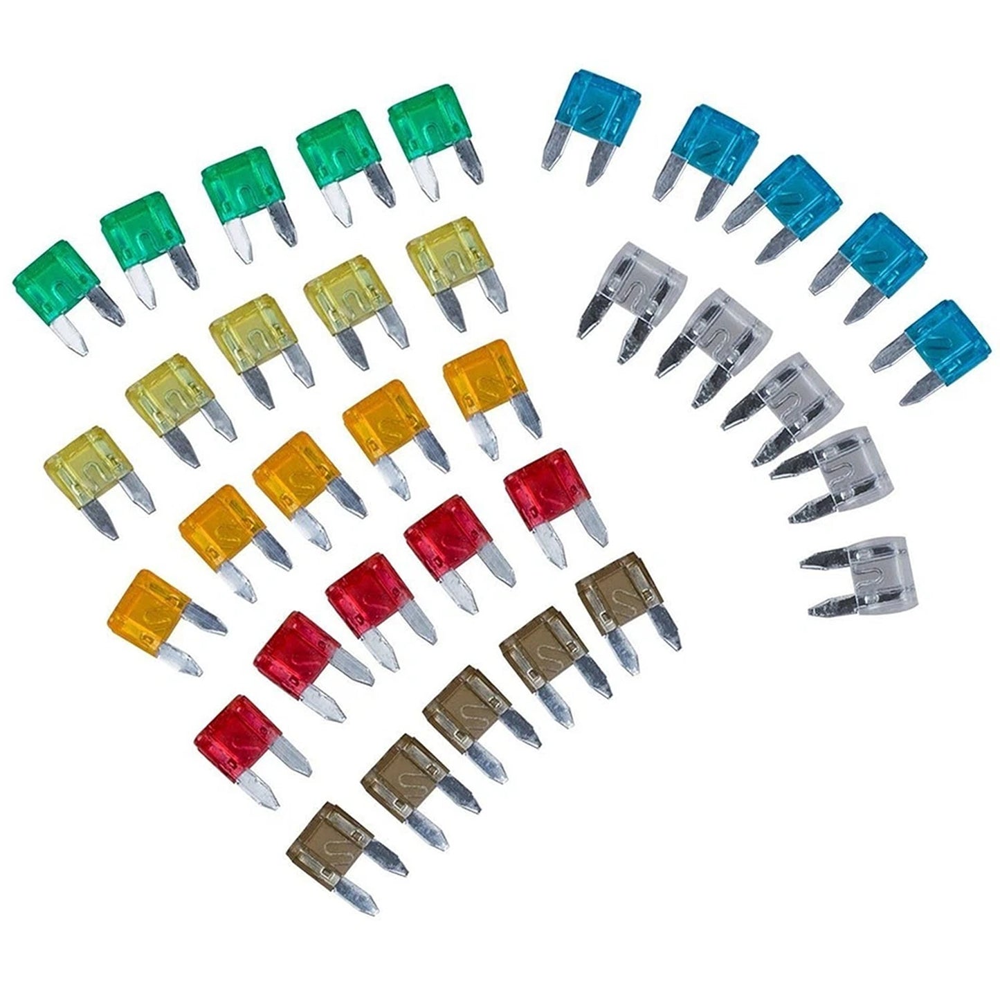 60 Piece Automotive Blade Fuse Kit 5A to 30A