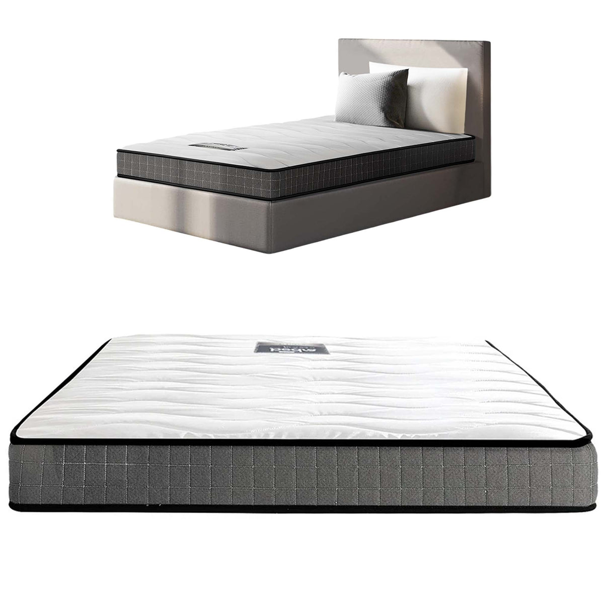 King Single Double Mattress Bonnell Spring Medium Firm 13CM