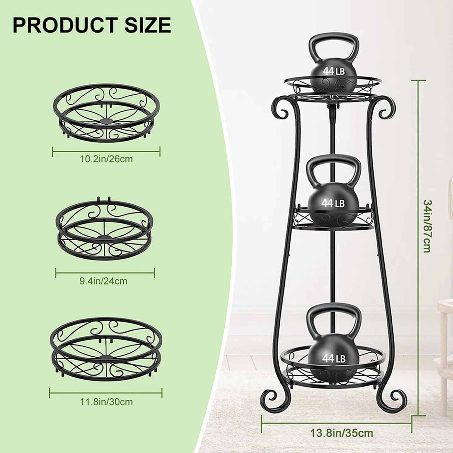 Corner Plant Stand for Home and Garden