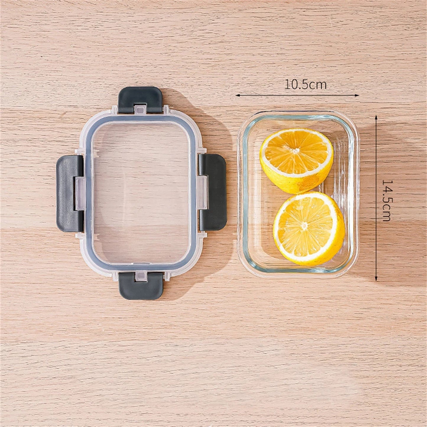 10 Pack Glass Meal Prep Containers with Airtight Lids