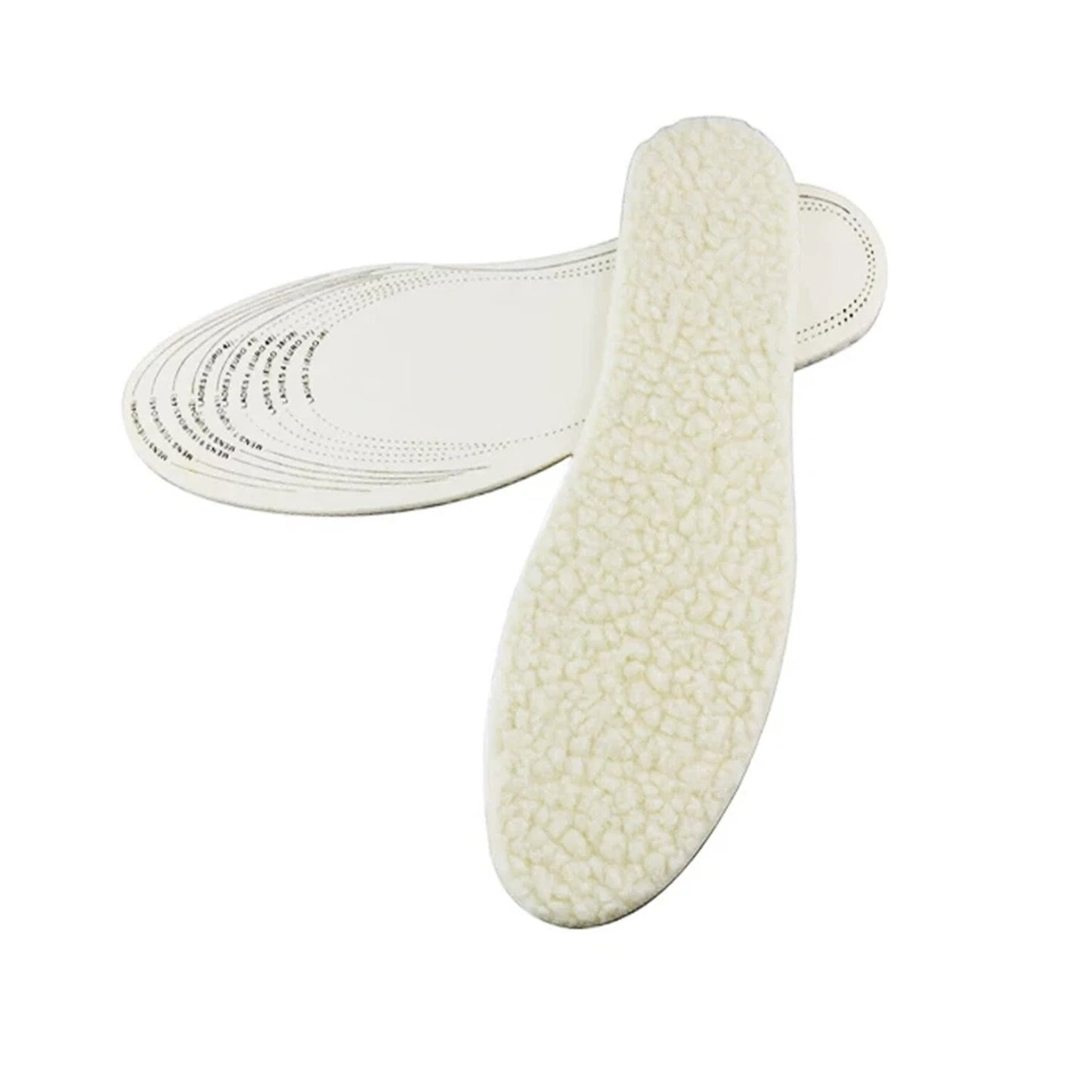1 Pair Thermal Wool Insoles for Everyday Comfort