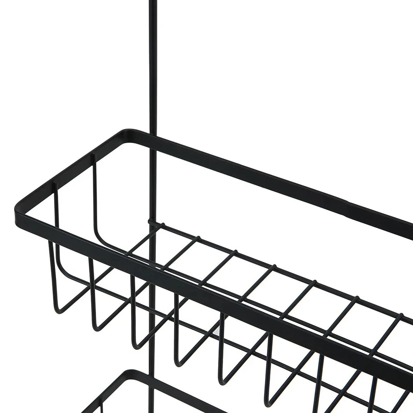 Black Bathroom Shower Caddy Hanging Rack