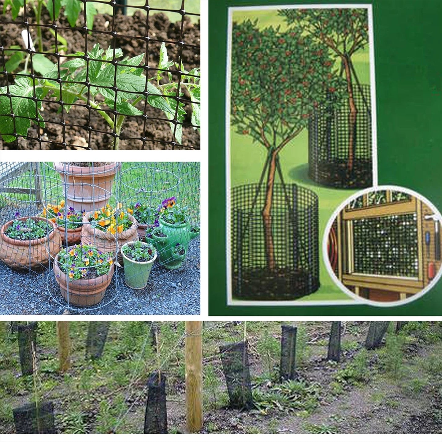 Garden Plant Barrier Mesh Safety Fence UV Stabilised Plastic Net 0.94M x 5M