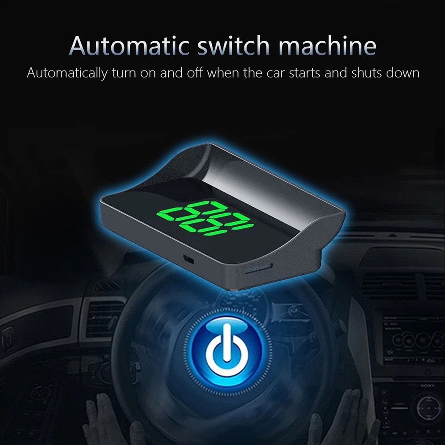 Plug and Play GPS HUD Speedometer for Vehicles