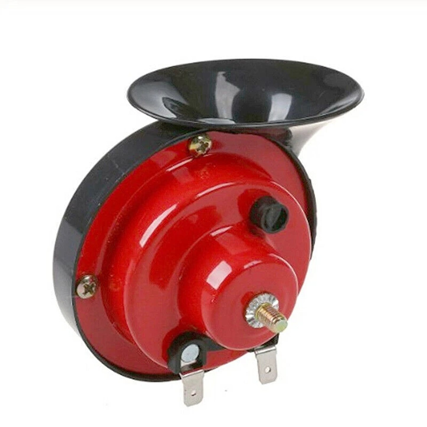 2 Piece 12V Dual Snail Horn Set for Cars and Motorcycles