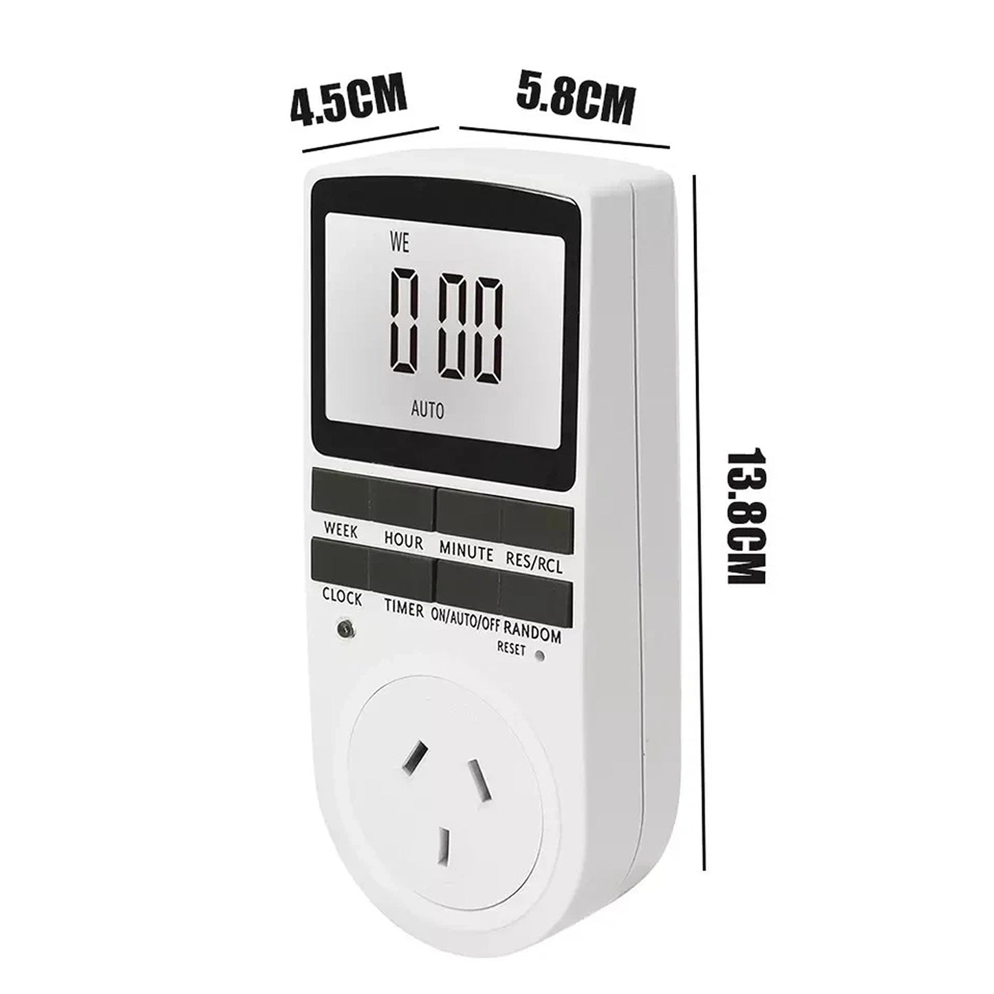 240V Digital Timer Socket for Home and Office