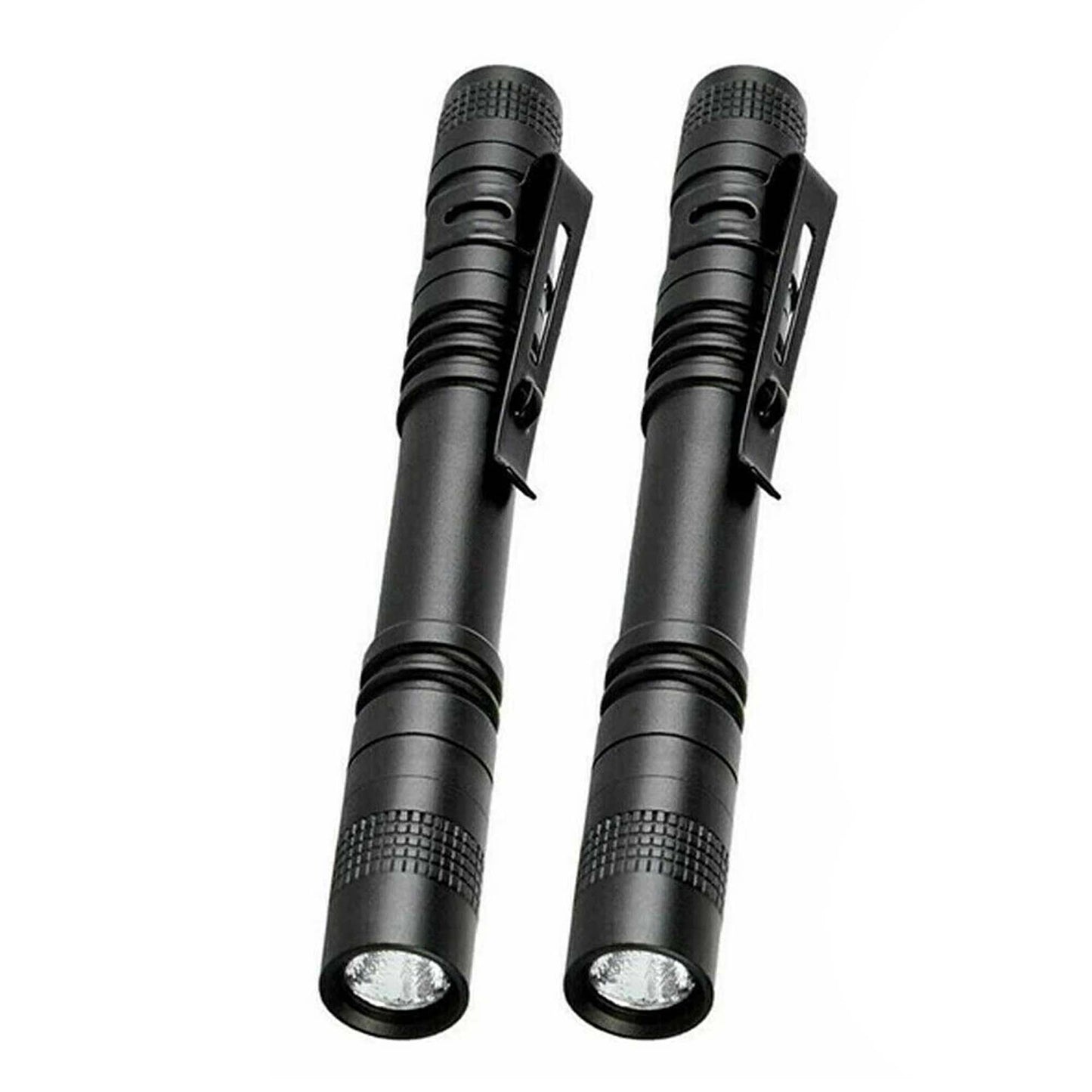 2Pcs Mini LED Pen Light Small Portable Flashlight Torch