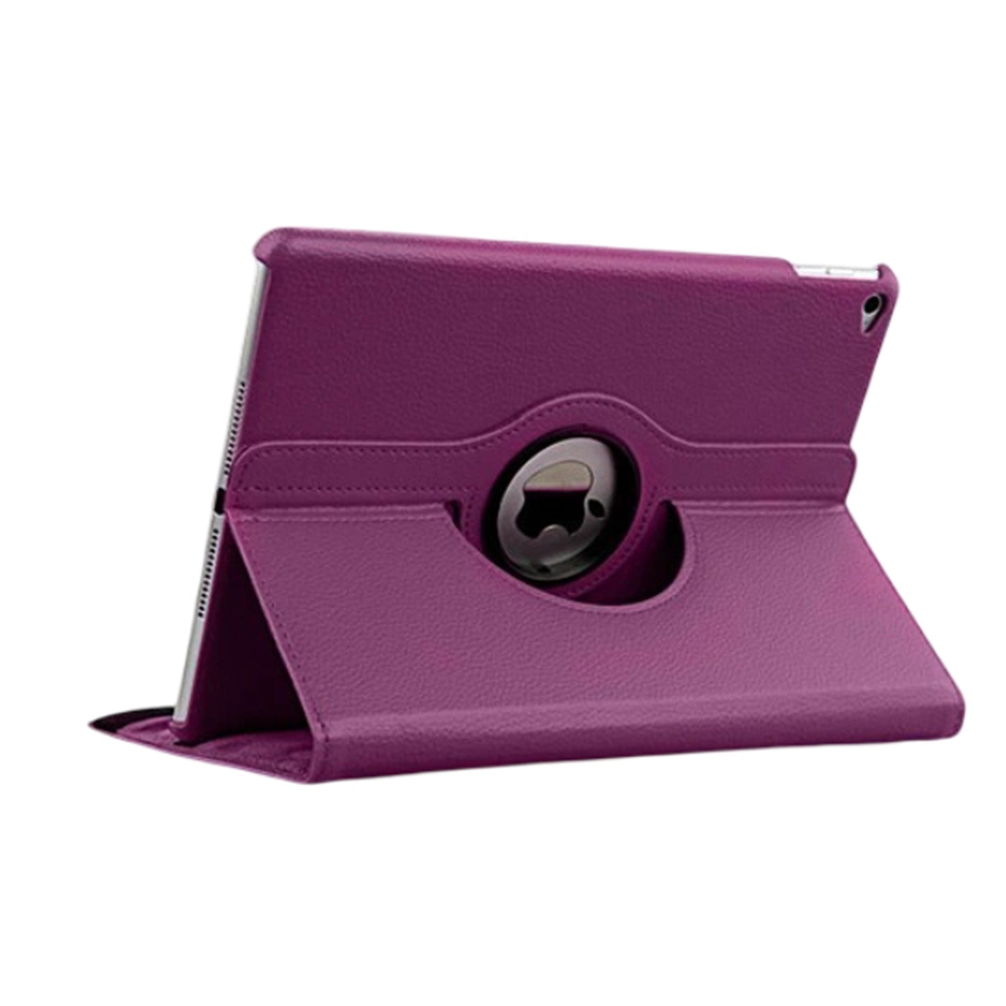 For iPad Purple Leather Case Cover