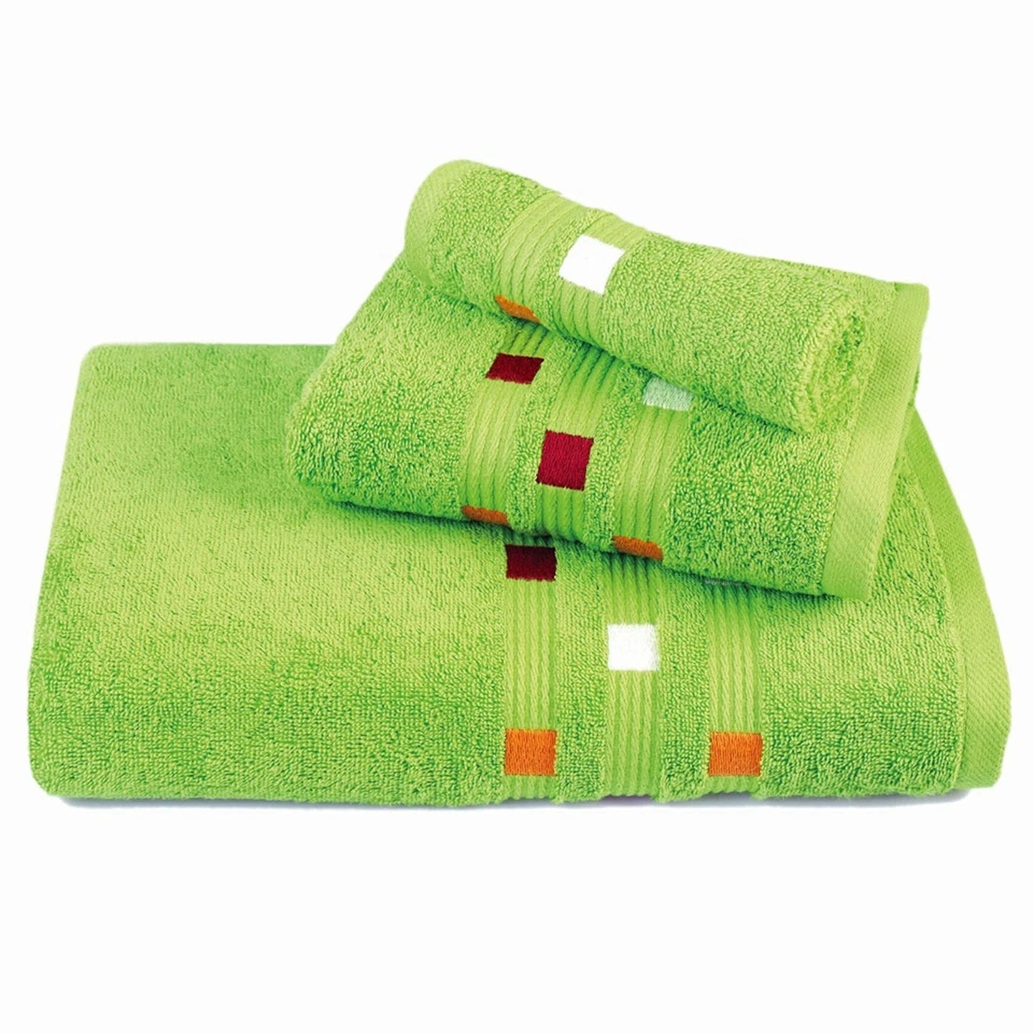 Greem Soft and Absorbent Luxury Cotton Towel Set 550 GSM