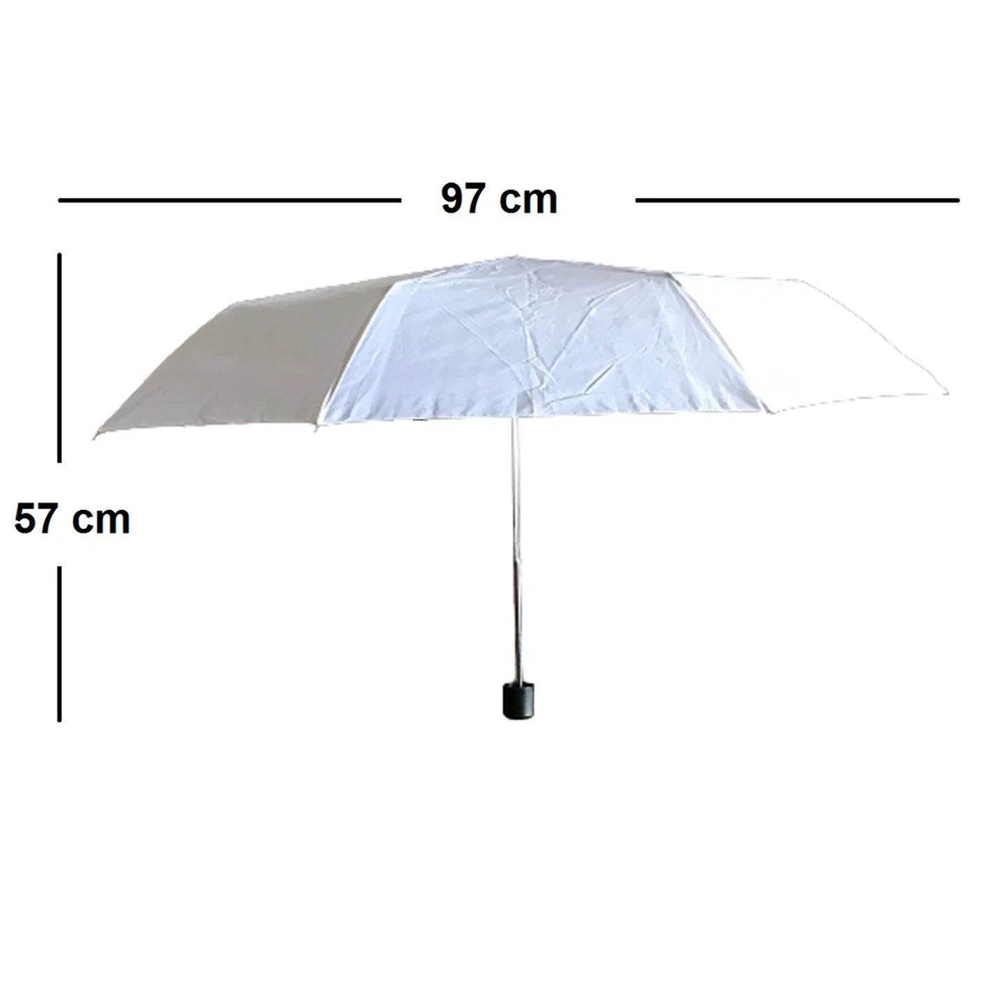Portable Foldable White Umbrella Travel Outdoor Protection