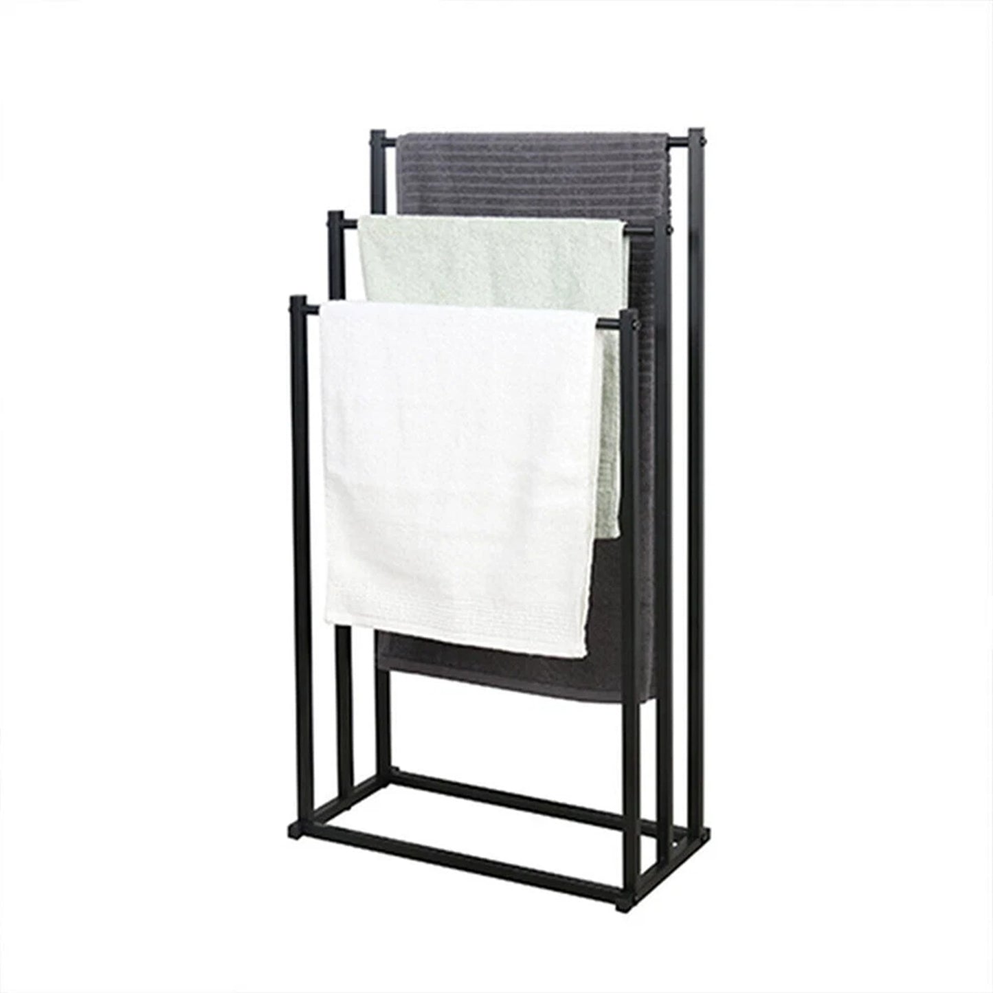 Freestanding Bathroom Towel Rack and Storage Stand