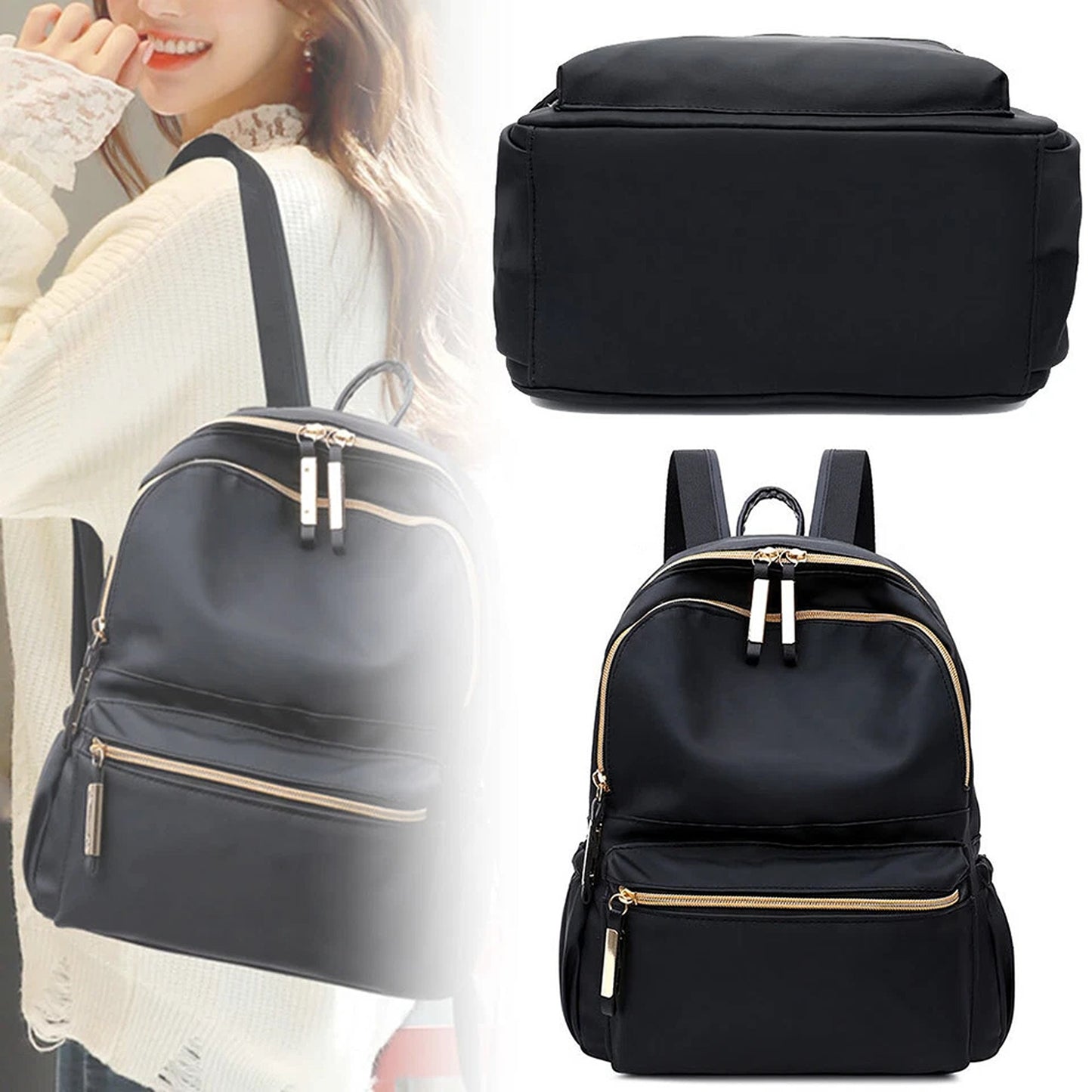 Anti Theft Backpack for Women with Multiple Compartments