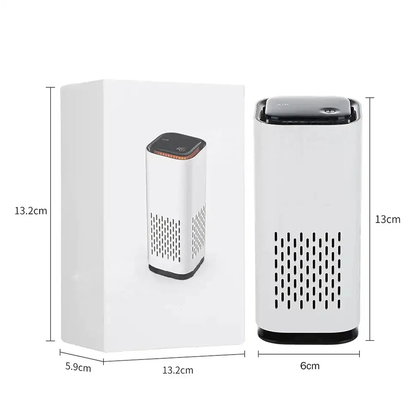 White Home Air Purifiers For Large Room HEPA Smoke Odor Pet