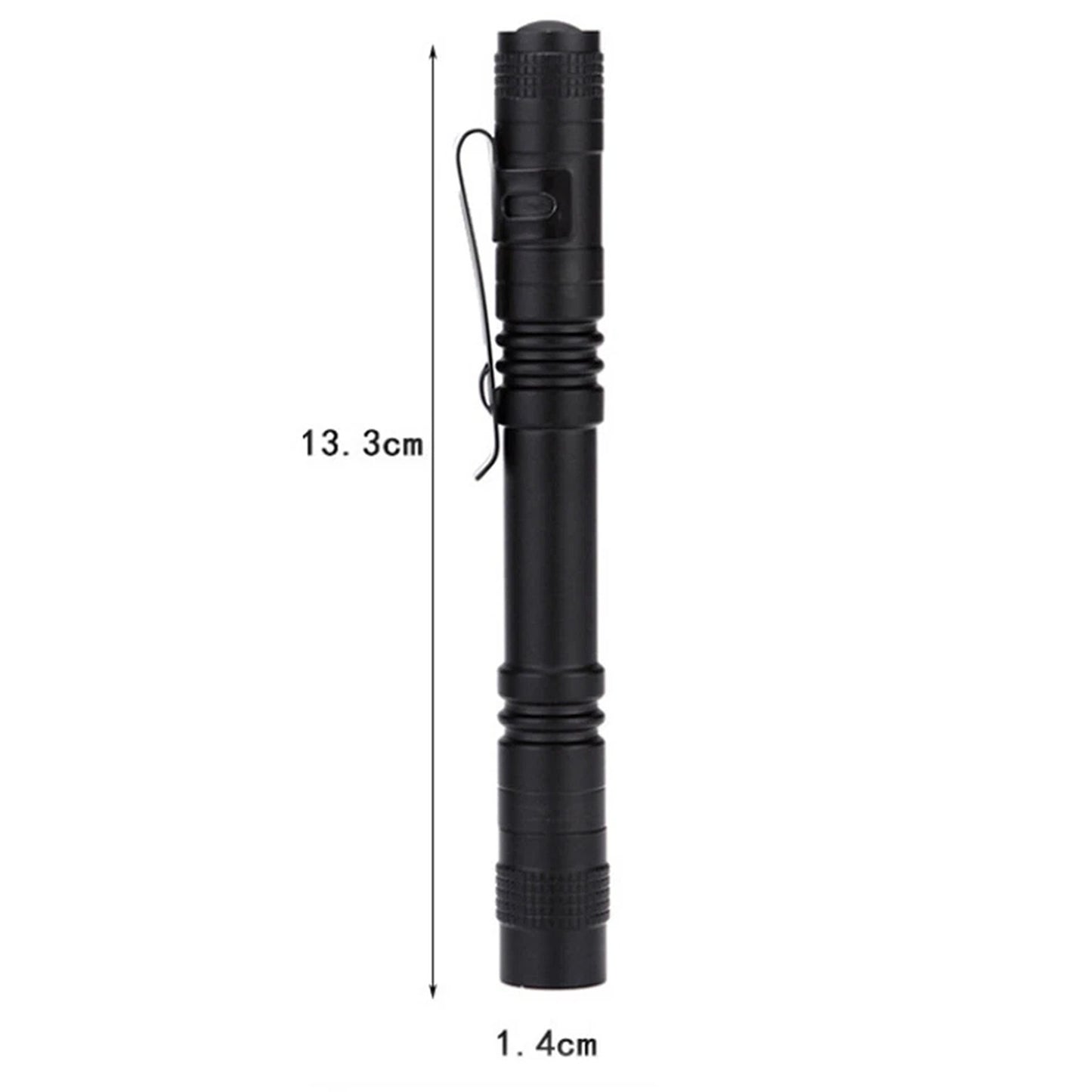 2Pcs Mini LED Pen Light Small Portable Flashlight Torch