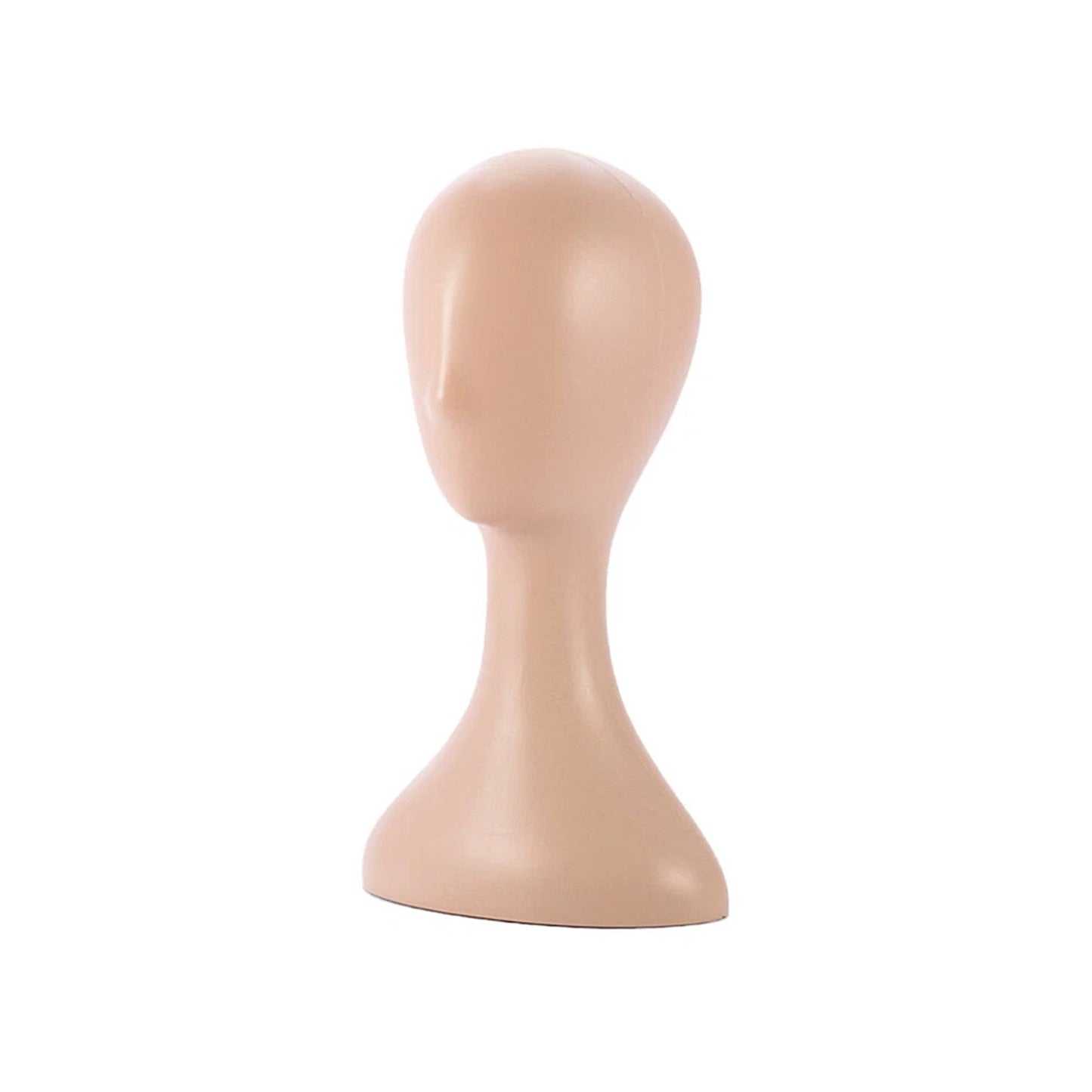 Natural Plastic Female Mannequin Head for Wig Hat and Scarf Display