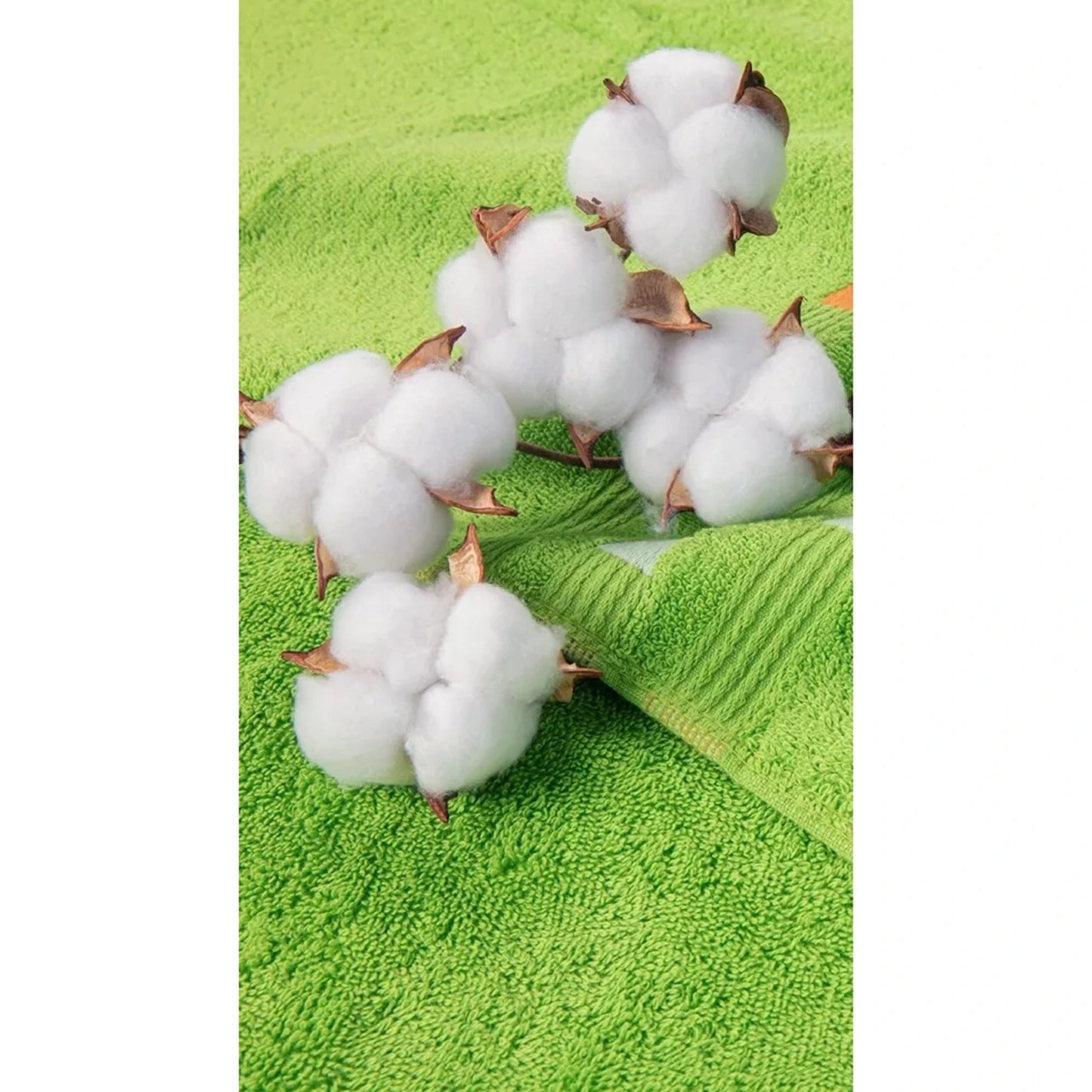 Greem Soft and Absorbent Luxury Cotton Towel Set 550 GSM