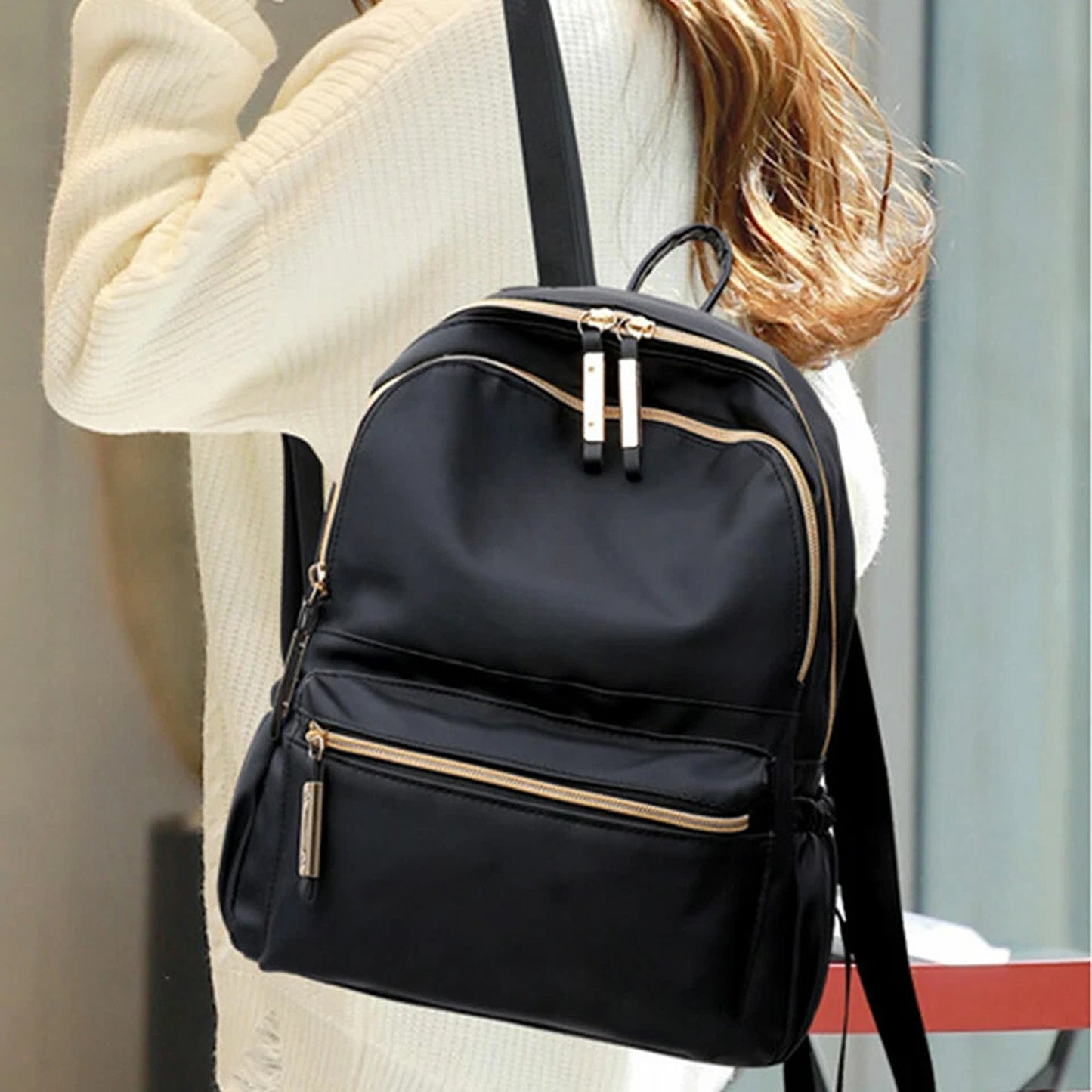 Anti Theft Backpack for Women with Multiple Compartments