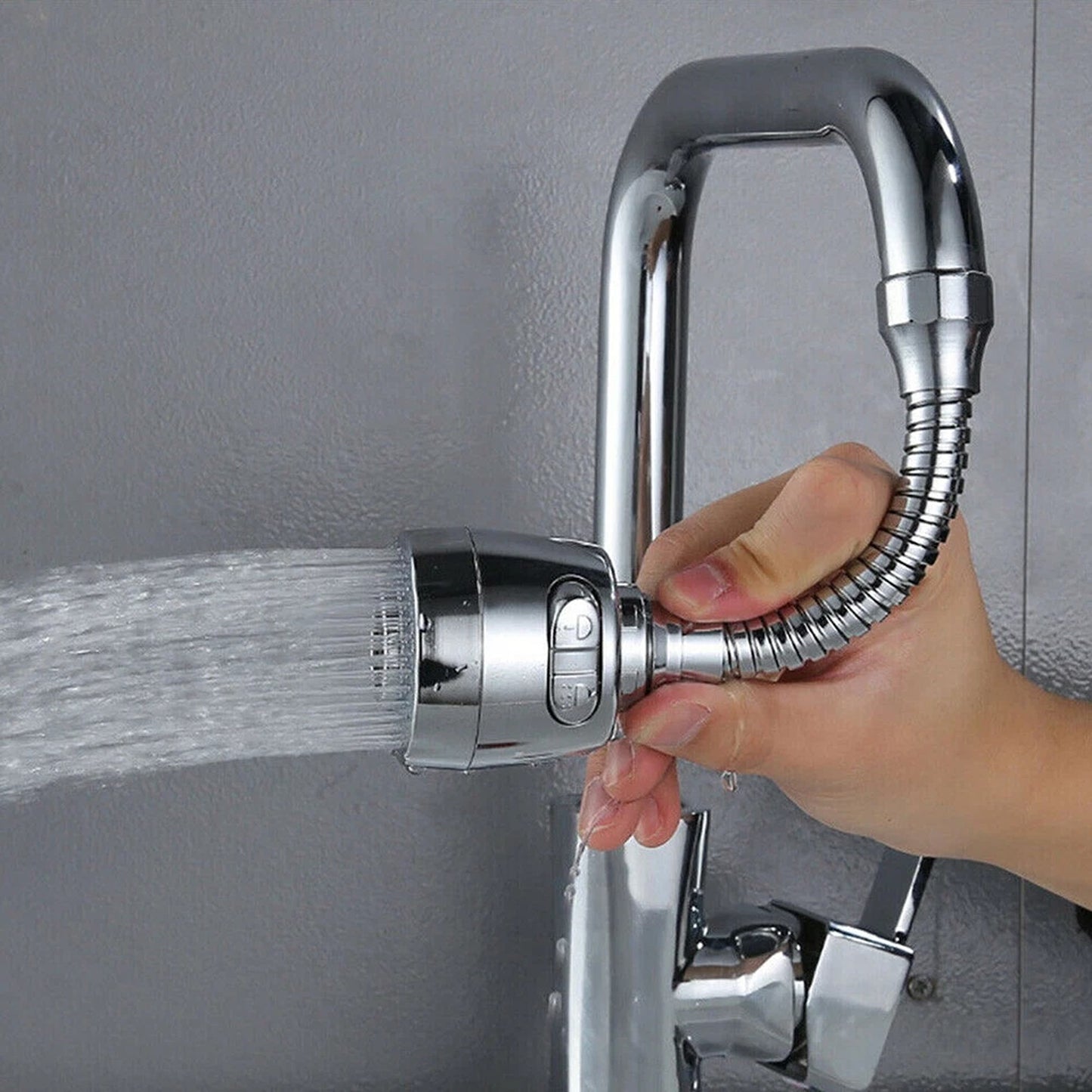 360 Degree Kitchen Faucet Aerator Spray Head Extender