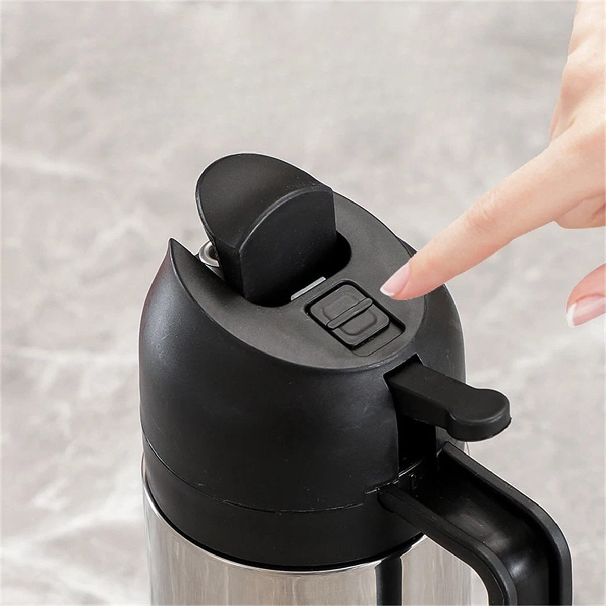 360ML Stainless Steel Cooking Oil Spray Bottle and Dispenser