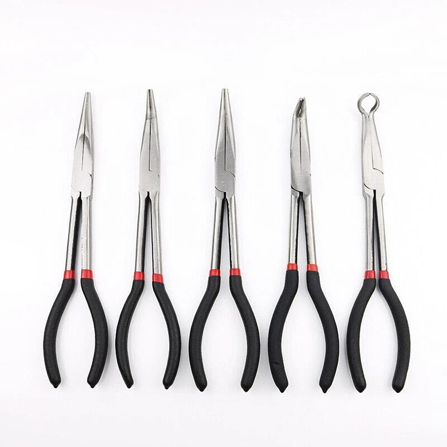 5 Piece 11 Inch Long Reach Pliers Set