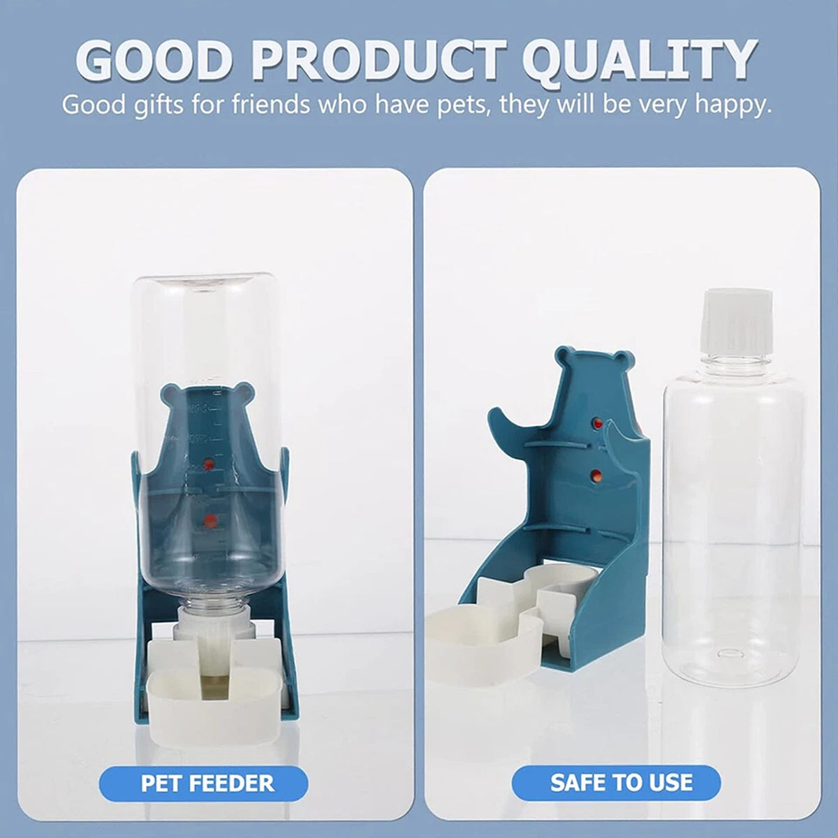 Bird Cage Water Dispenser 500ML Automatic Parrot Feeder