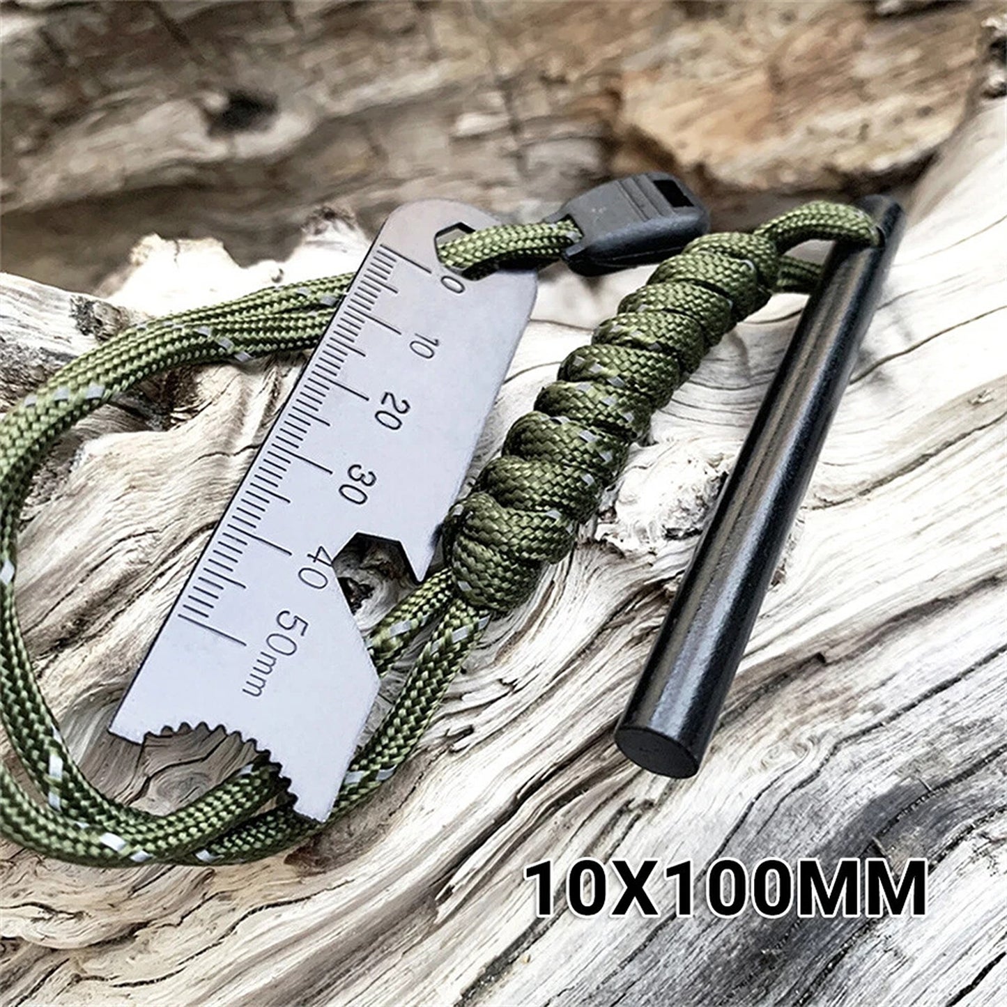 Ferro Rod Fire Starter Kit With Striker Waterproof Survival Tool