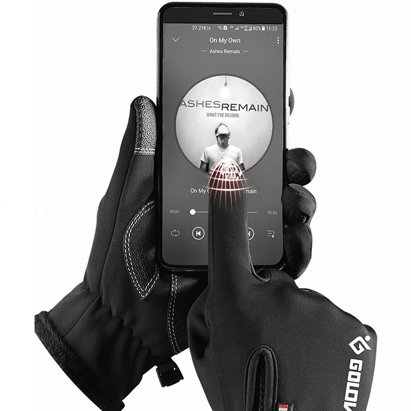 Sports Windproof Thermal Cycling Winter Touch Screen Gloves Anti-Slip Warm