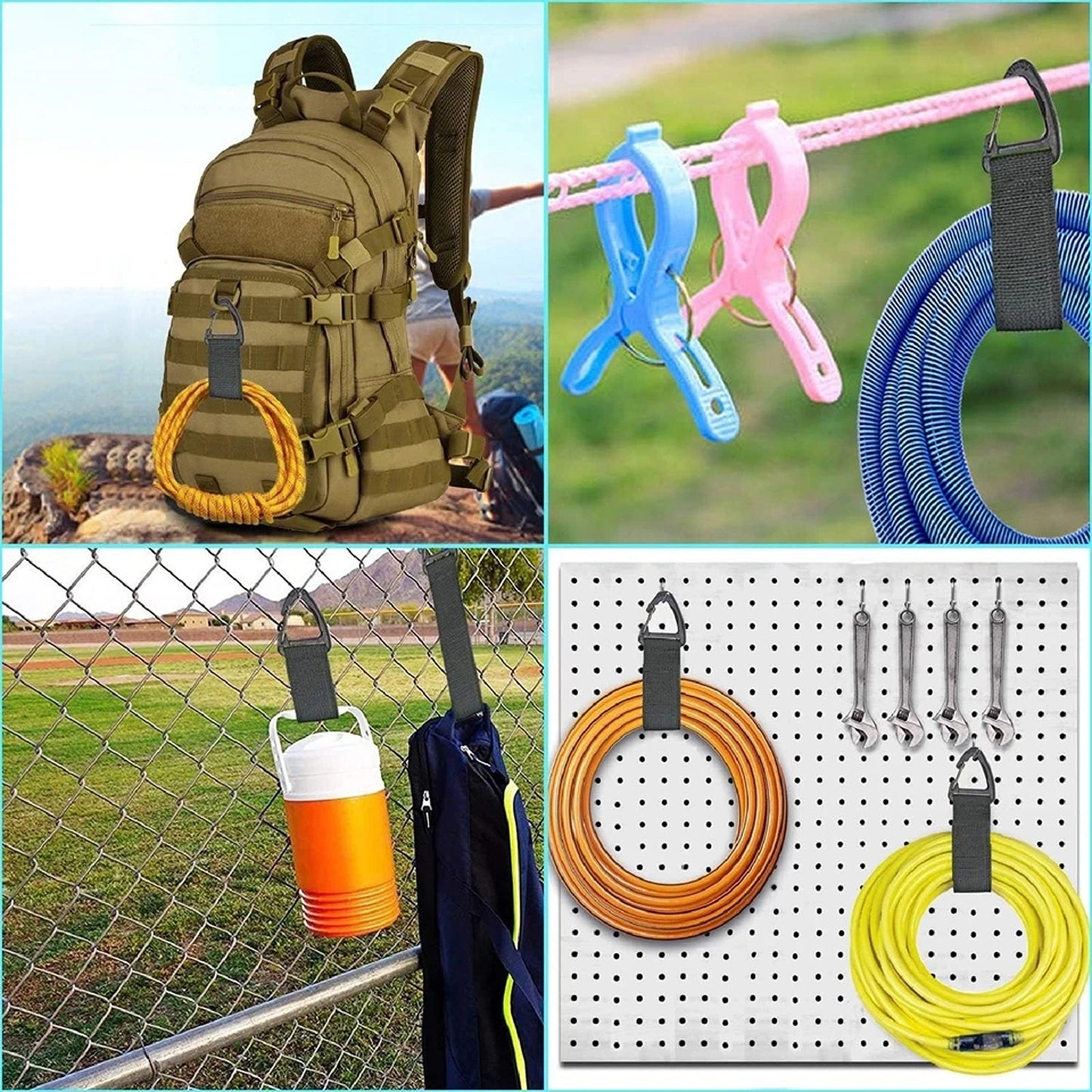 6 Piece Cable and Extension Cord Storage Straps