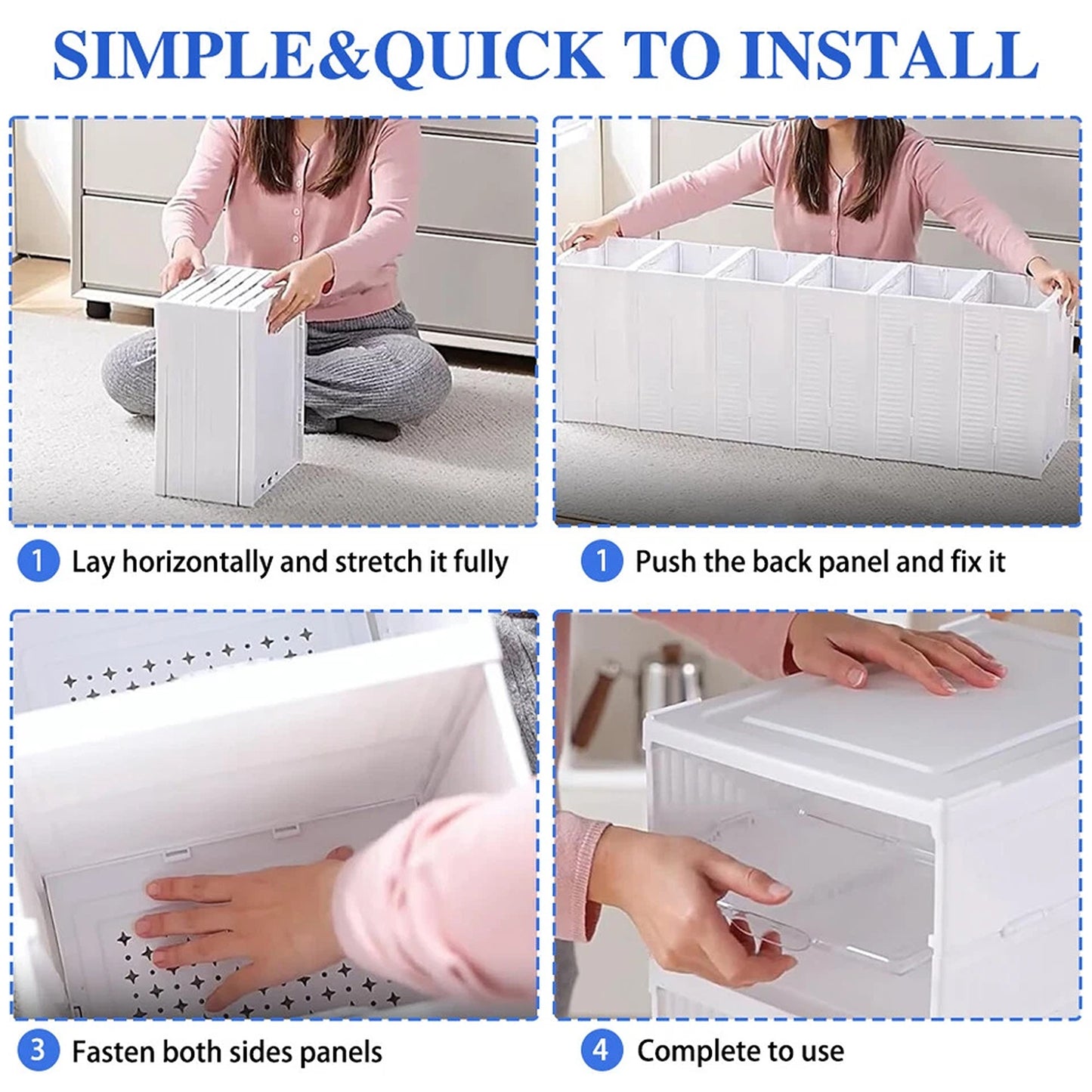 Foldable Shoe Organizer Stand 6 Tier Storage Rack For Shoes
