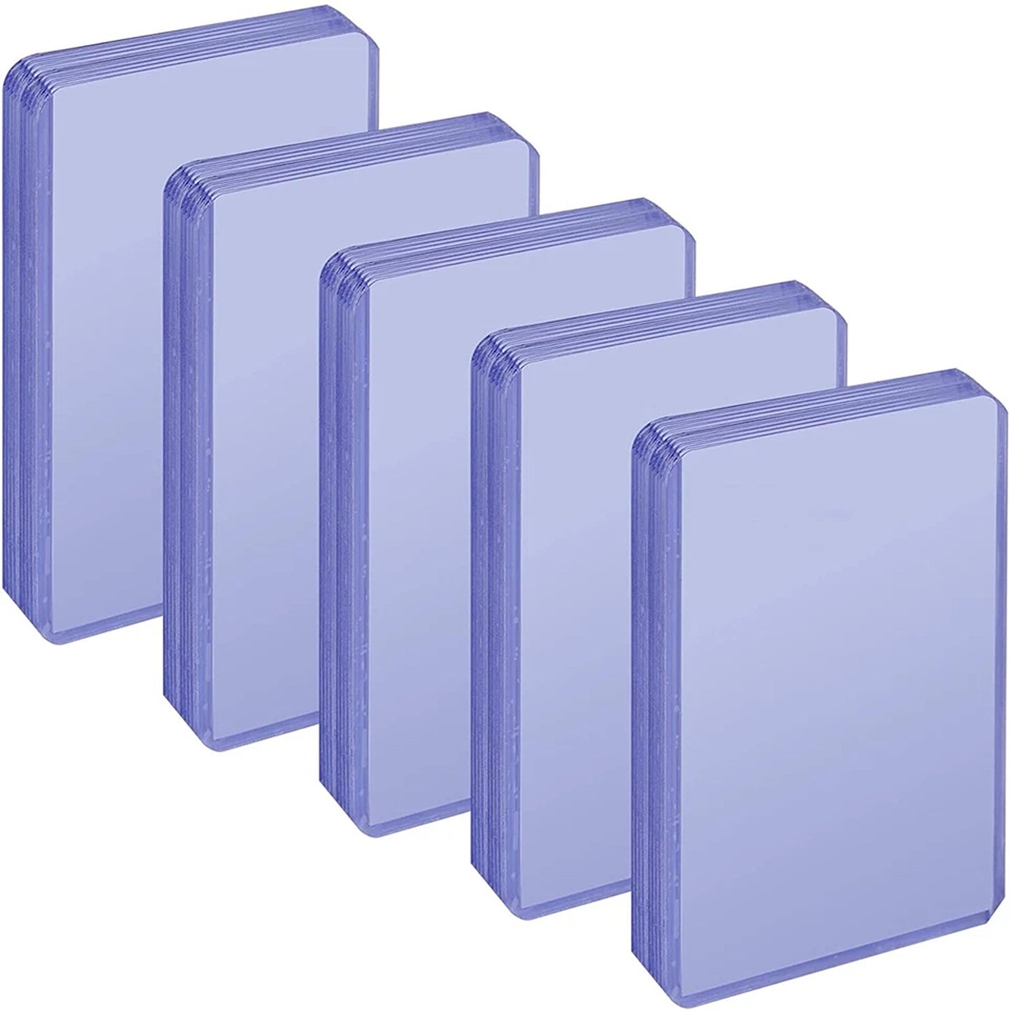 50 Pack Rigid Card Holders for Trading Cards