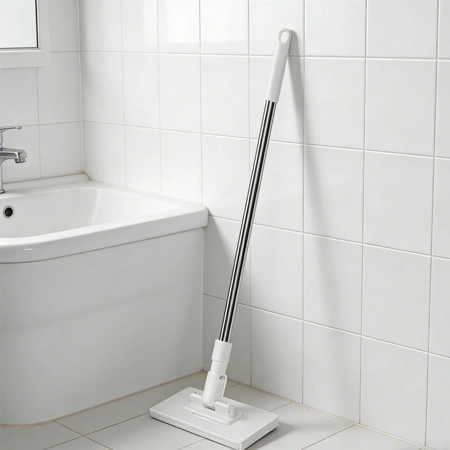 Hands Free Mini Mop with Automatic Cloth Changing