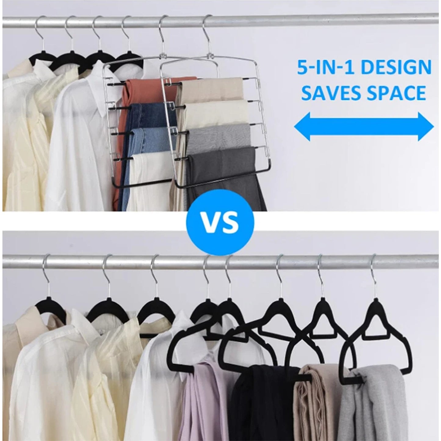 5 Tier Multi Pants Hanger Space Saver