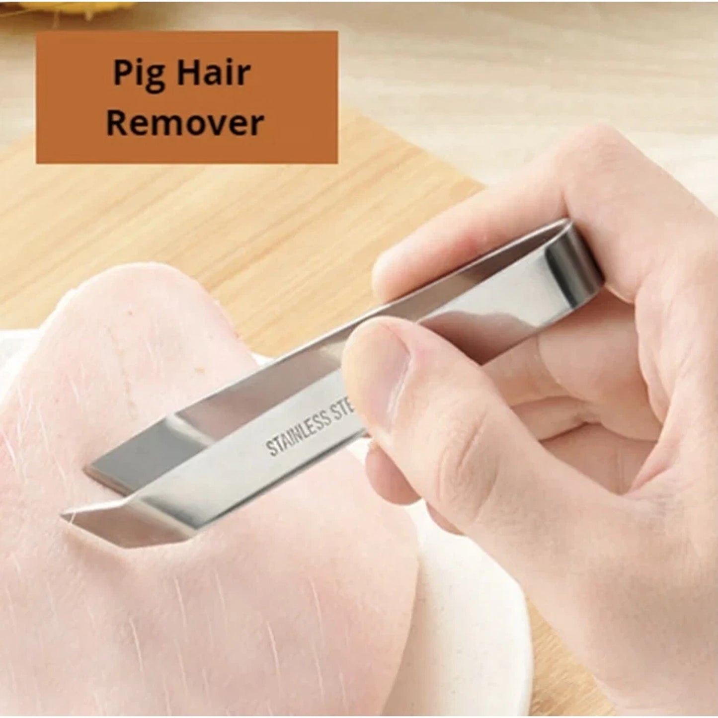 2 Piece Stainless Steel Fish Bone Remover Tweezers
