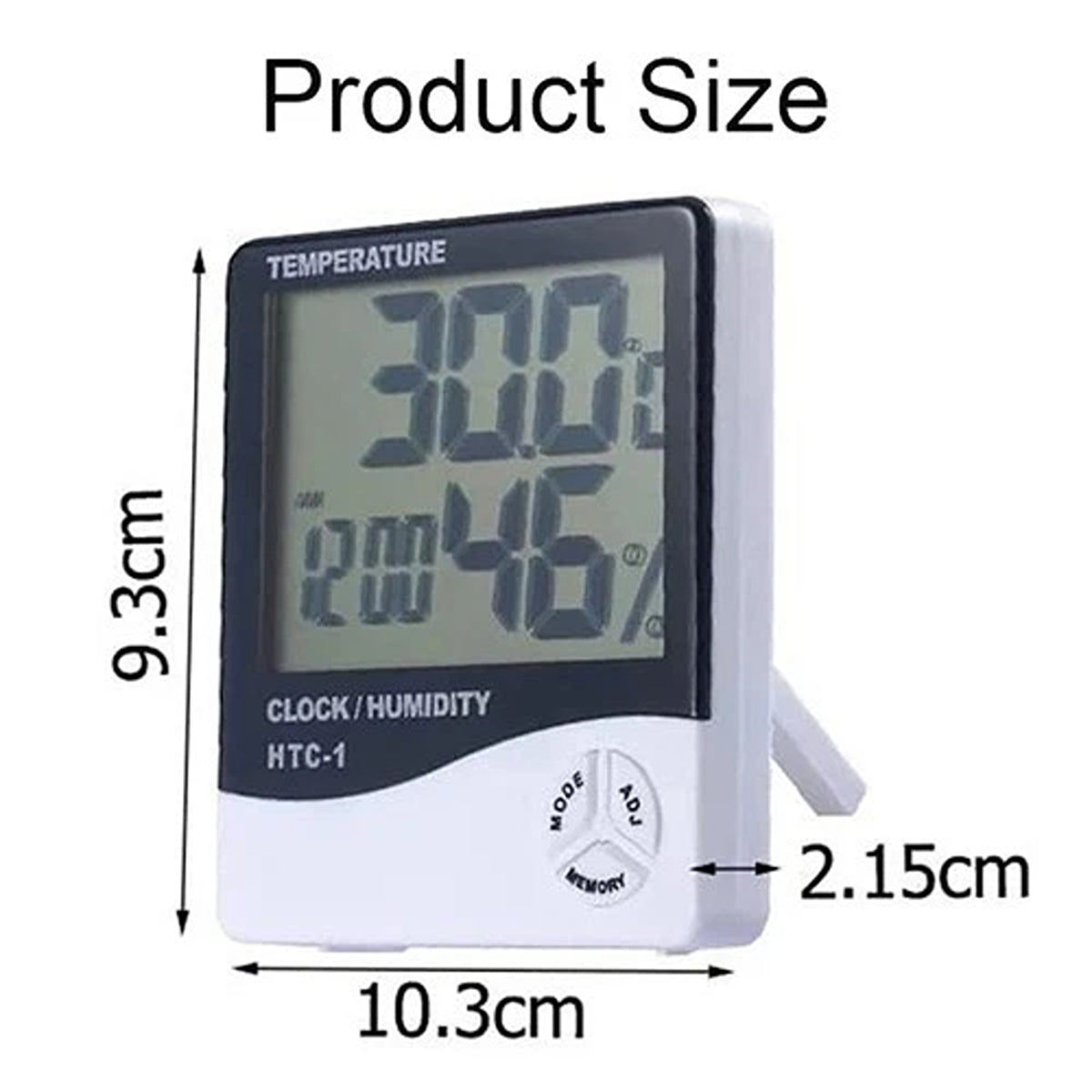 Digital Thermometer and Humidity Meter with LCD Hygrometer 2pcs