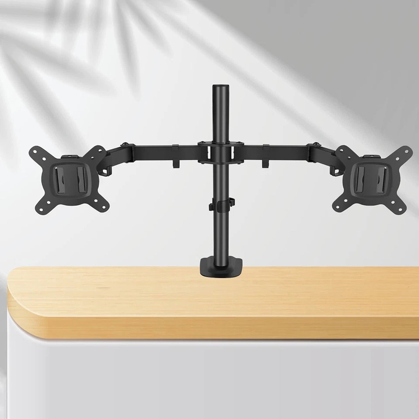 Dual Monitor Desk Mount with Adjustable Arms