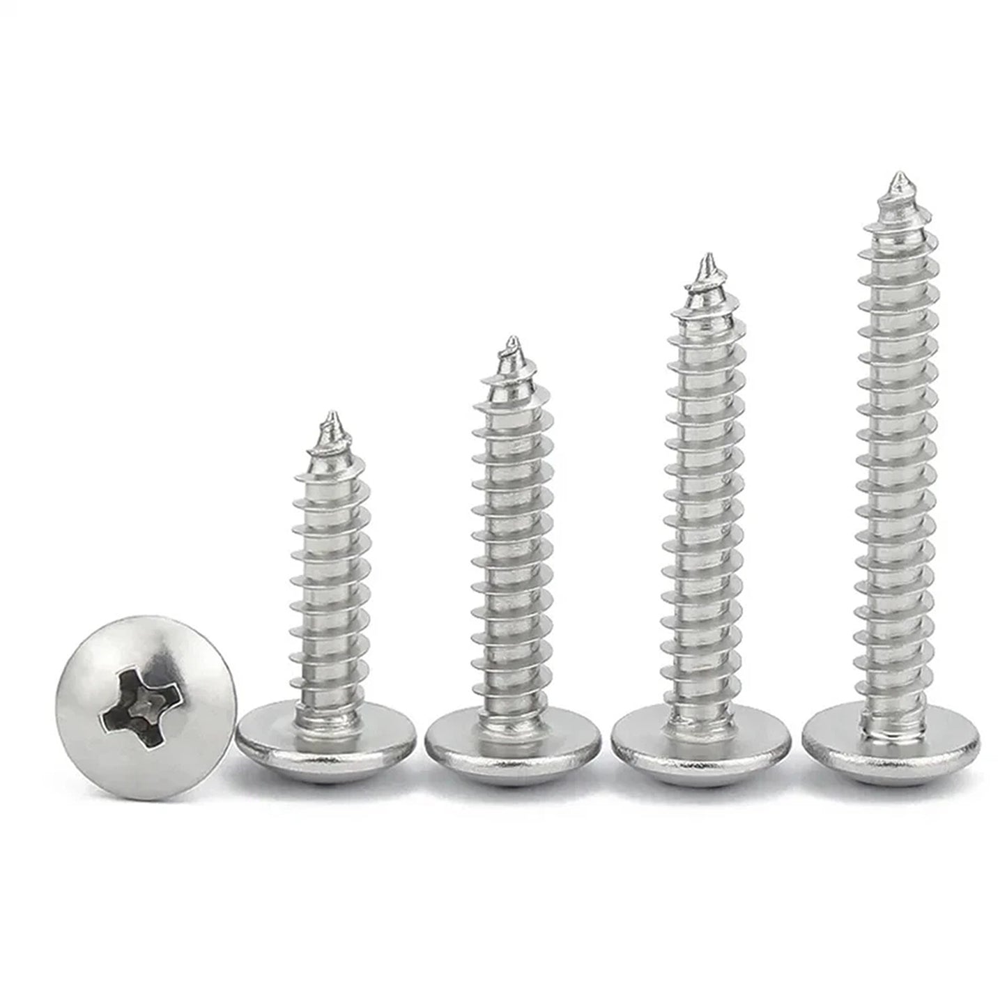 500Pcs Stainless Steel Self Tapping Screws Assorted Kit M2 M3 M4