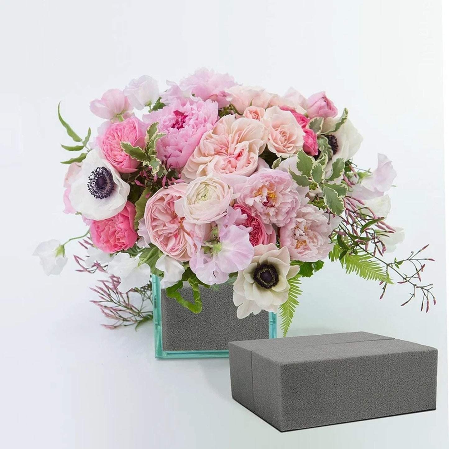 2 Piece Floral Foam Blocks for Fresh and Artificial Flowers