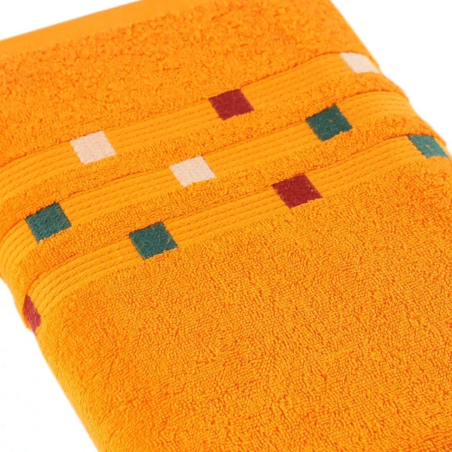 Orange Soft and Absorbent Luxury Cotton Towel Set 550 GSM