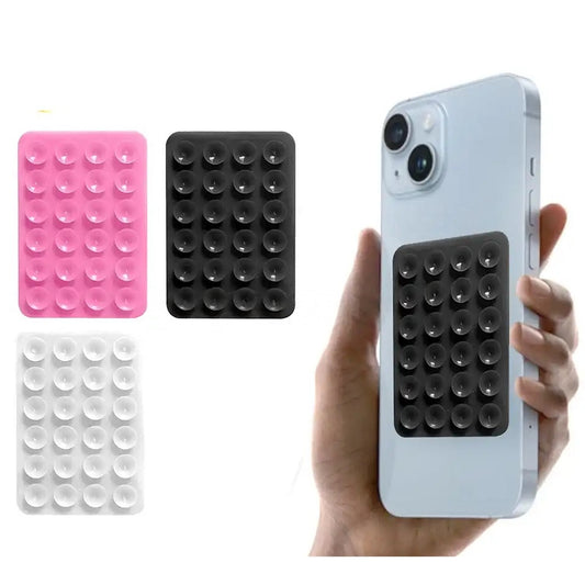 Silicone Back Sticker Pad Fixture Suction Cup Phone Holder