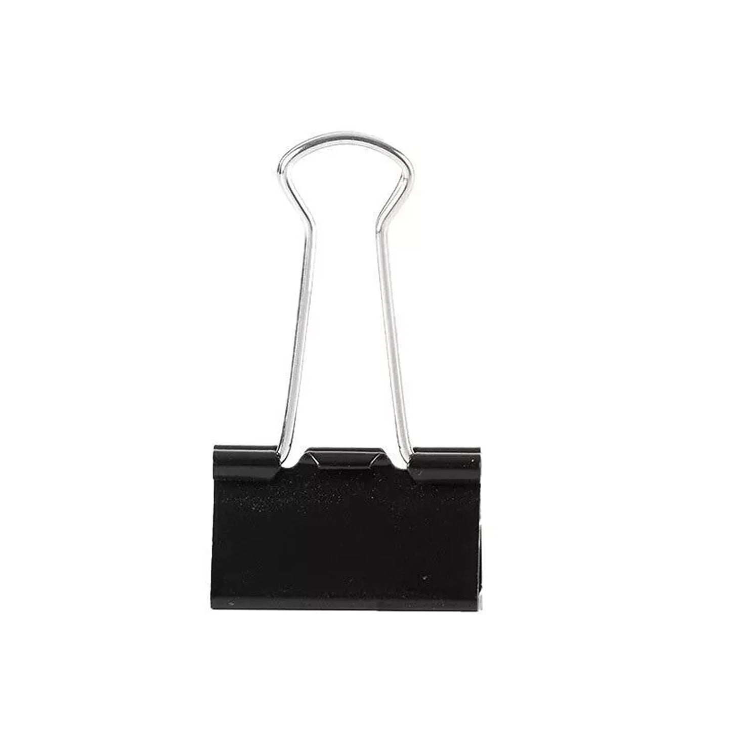 Black Bulldog Foldback Clips Document Paper Clamps 19mm/25mm/41mm/51mm - 20x