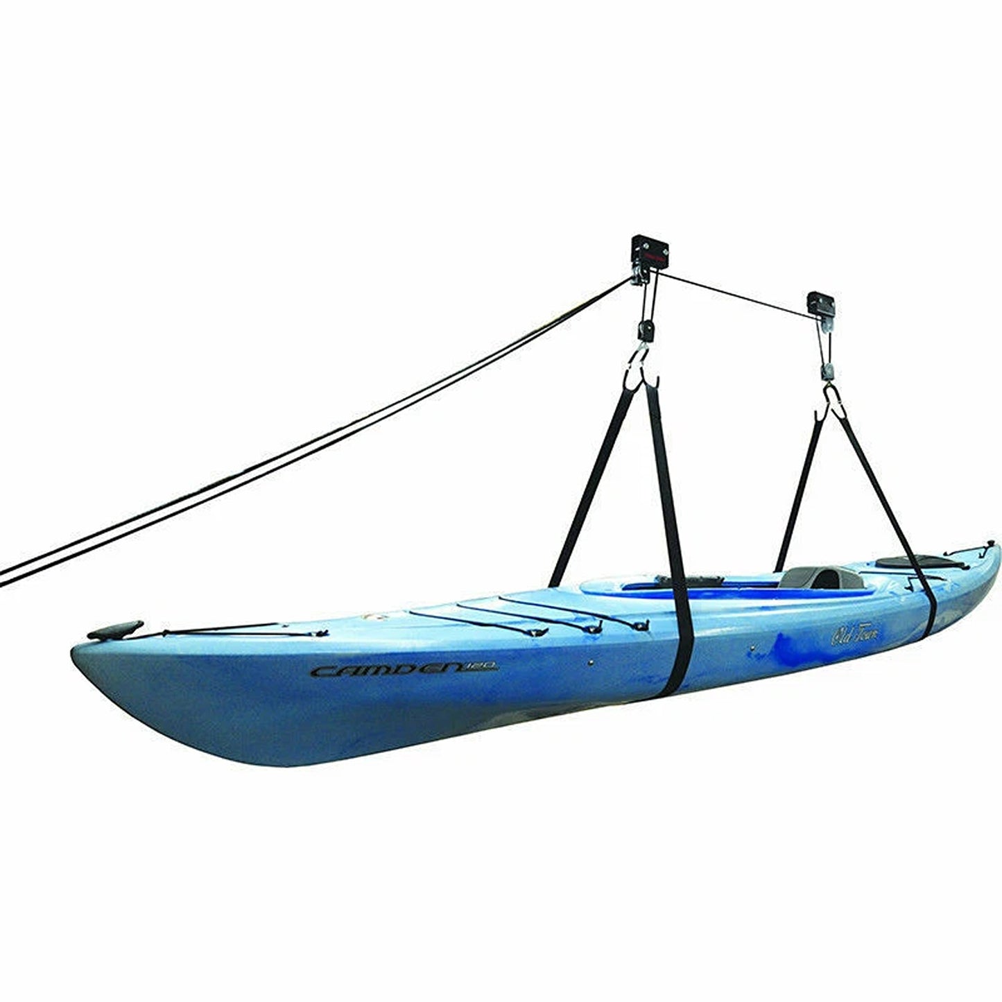 Kayak Hoist Pulley System for Garage Ceiling Storage