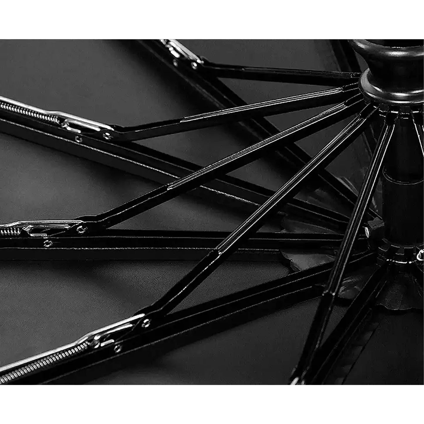 Automatic Folding Umbrella Auto Open Close Travel Windproof Anti-UV with 12 Ribs